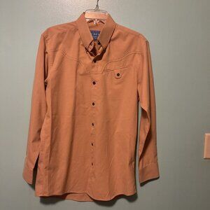 Bob Berg Men’s Medium Western Rodeo Snap Button Long Sleeve Shirt